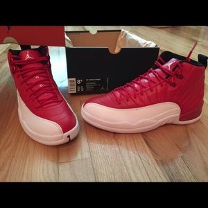 Jordan Retro 12 Size 8.5 Red/White